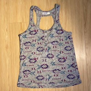 Pattern tank top
